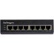 StarTech.com Switch Industriel PoE Gigabit 8 Ports - 30W - Repartiteur Power Over Ethernet - Switch PoE+ GbE Non Géré - Gigabit Haute Puissance - IP-30/-40 °C à 75 °C