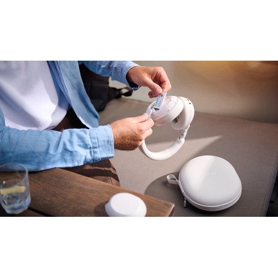 Philips TAH6000WT/00 casque Avec fil &sans fil Arceau Appels/Musique Bluetooth Blanc