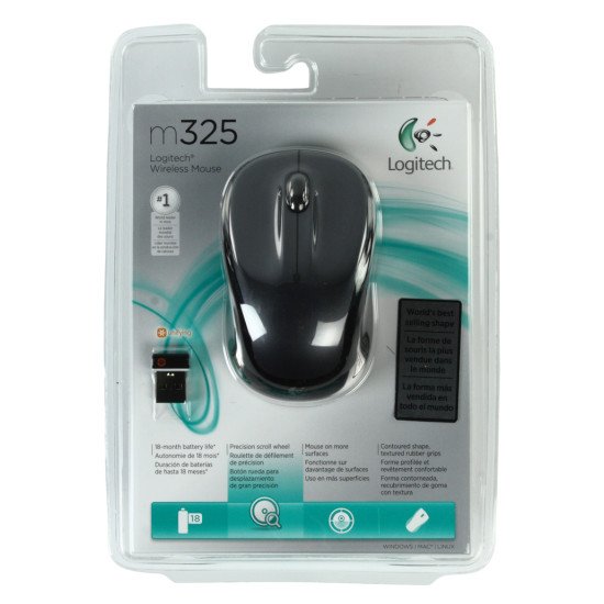 Logitech LGT-M325B Souris Optique Sans fil