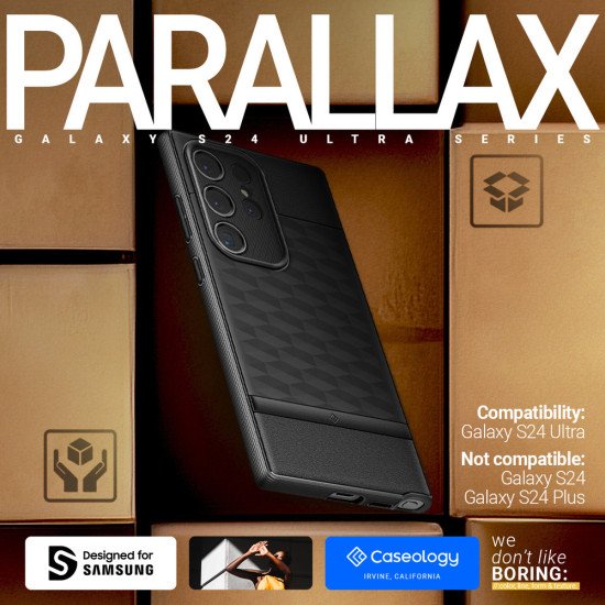 Spigen Gal 6.8in (2024) Parallax Mt Bl coque de protection pour téléphones portables