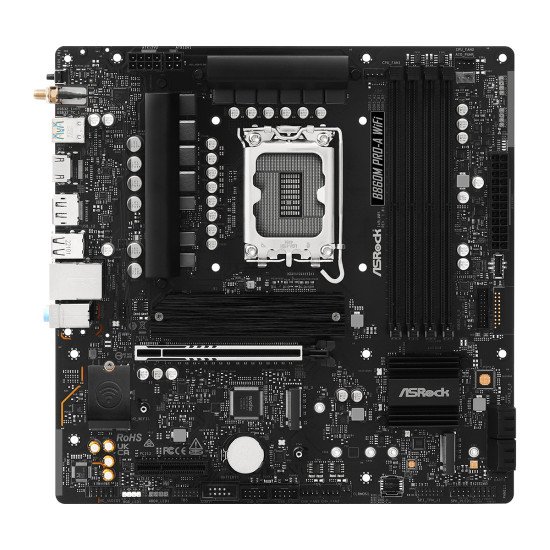 Asrock B860M Pro-A WiFi Intel B860 LGA 1851 (Socket V1) micro ATX Asrock B860M Pro-A WiFi Intel B860 LGA 1851 (Socket V1) micro ATX
