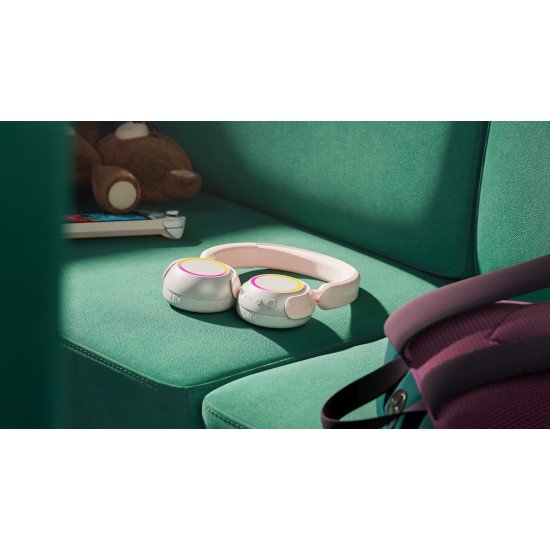 Philips TAK4200 Casque Avec fil &sans fil Arceau Appels/Musique Bluetooth Rose, Blanc