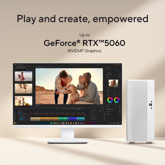 ASUS V500 SFF V501SV-07240H014W Intel Core 7 240H 16 Go DDR5-SDRAM 512 Go SSD Windows 11 Home PC Noir