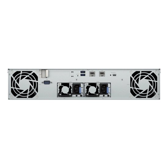Synology RackStation RS1226RP+ serveur de stockage NAS Rack (2 U) AMD Ryzen V1500B 4 Go DDR4 0 To Synology DSM Noir