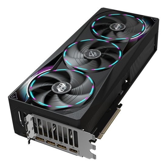 GIGABYTE AORUS GeForce RTX 5080 MASTER 16G Carte Graphique - 16GB GDDR7, 256 bits, PCI-E 5.0, 2805MHz Core Clock, 3 x DisplayPort, 1 x HDMI, GV-N5080AORUS M-16GD