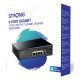 Strong SW5011POE+ commutateur réseau Gigabit Ethernet (10/100/1000) Connexion Ethernet POE Montage sur le bureau ou sur le mur Noir