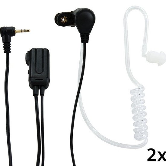 Alecto FRH-10 DUO casque Avec fil Ecouteurs Myrtille, Transparent