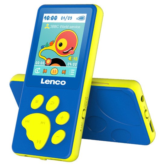 Lenco XEMIO-560BU lecteur et enregistreur MP3/MP4 Lecteur MP4 8 Go Bleu