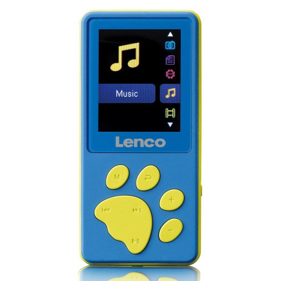 Lenco XEMIO-560BU lecteur et enregistreur MP3/MP4 Lecteur MP4 8 Go Bleu