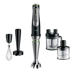 Braun MultiQuick 9 MQ 9195XLI 2 L Mélangeur par immersion 1200 W Noir, Acier inoxydable