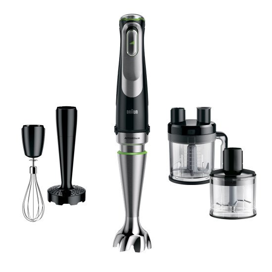 Braun MultiQuick 9 MQ 9195XLI 2 L Mélangeur par immersion 1200 W Noir, Acier inoxydable