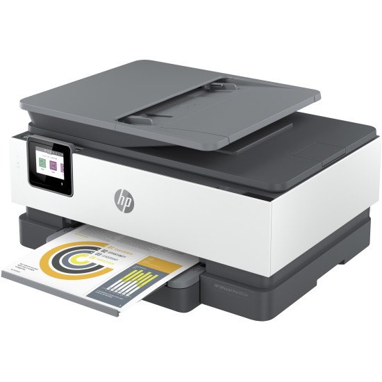 HP OfficeJet Pro Imprimante Tout-en-un HP 8024e, Couleur, Imprimante pour Domicile, Impression, copie, scan, fax, HP+; Éligibilité HP Instant Ink; Chargeur automatique de documents; Impression recto-verso