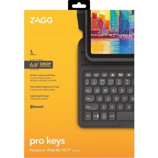 ZAGG Pro Keys Noir Bluetooth Français ZAGG Pro Keys Noir Bluetooth Français