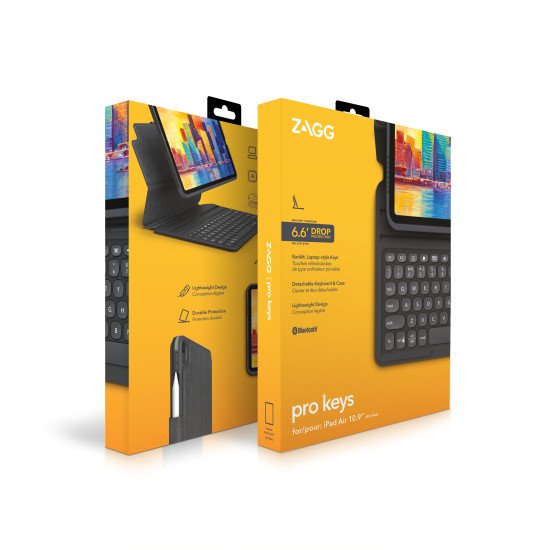 ZAGG Pro Keys Noir Bluetooth Allemand ZAGG Pro Keys Noir Bluetooth Allemand