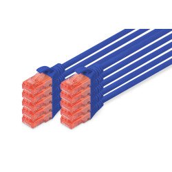 Digitus Câbles à paires CAT 6 U-UTP - LSZH, 10 pièces Digitus Câbles à paires CAT 6 U-UTP - LSZH, 10 pièces