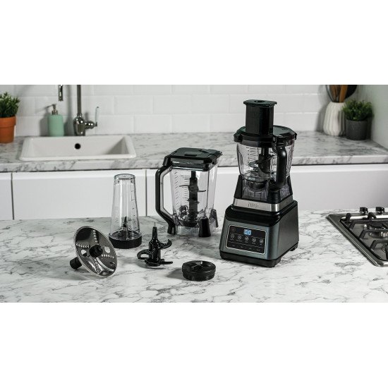 Ninja BN800 robot de cuisine 1200 W 1,8 L Noir, Argent Balances intégrées
