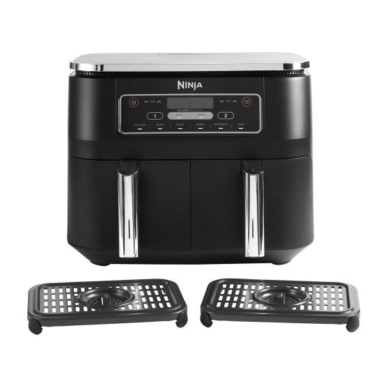 Ninja AF300 Double 7,6 L Autonome 1690 W Friteuse d'air chaud Noir