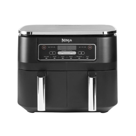 Ninja AF300 Double 7,6 L Autonome 1690 W Friteuse d'air chaud Noir