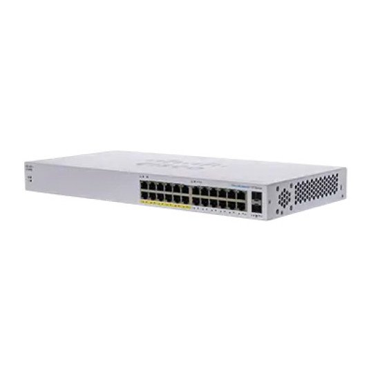 Cisco CBS110 Non-géré L2 Gigabit Ethernet (10/100/1000) Connexion Ethernet, supportant l'alimentation via ce port (PoE) 1U Gris