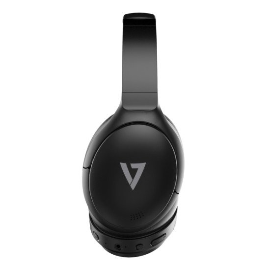 V7 HB800ANC écouteur/casque Arceau Connecteur de 3,5 mm USB Type-C Bluetooth Noir