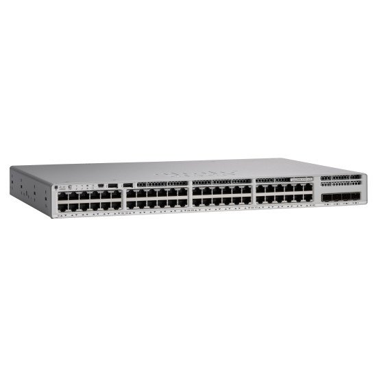 Cisco Catalyst 9200L Géré L3 Gigabit Ethernet (10/100/1000) Connexion Ethernet, supportant l'alimentation via ce port (PoE) Gris