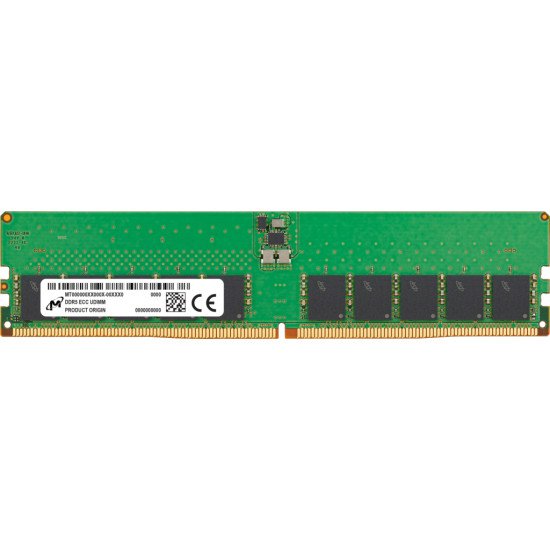 Micron 32GB DDR5-5600 ECC UDIMM 2Rx8 CL46 Micron 32GB DDR5-5600 ECC UDIMM 2Rx8 CL46