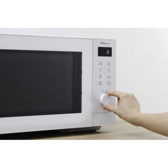 Panasonic NN-GD34QWEPG micro-onde Gris, Blanc Micro-ondes grill Comptoir 23 L 1000 W