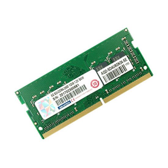 Advantech AQD-SD4U8GN24-SE module de mémoire 8 Go 1 x 8 Go DDR4 2400 MHz