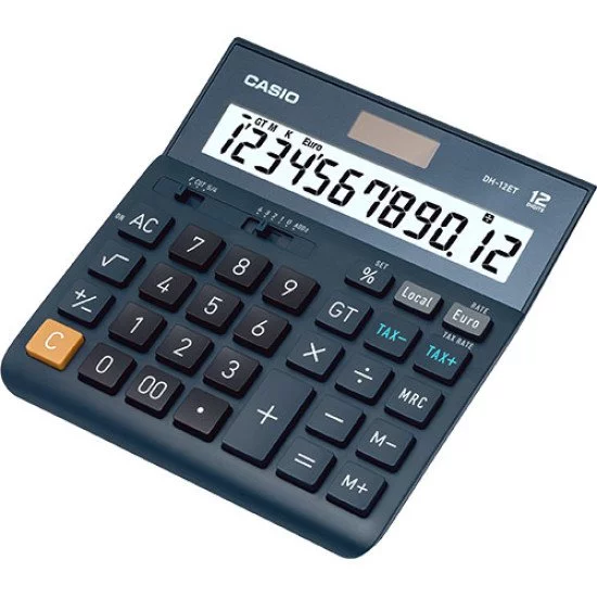 Casio DH-12ET calculatrice Bureau Calculatrice basique Noir Casio DH-12ET calculatrice Bureau Calculatrice basique Noir