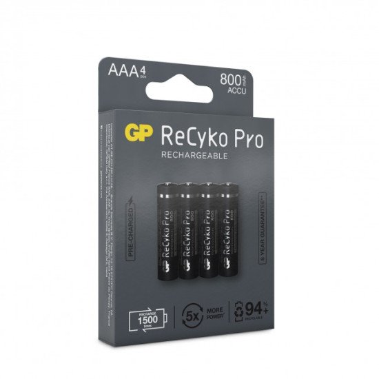 GP Batteries ReCyko Pro Batterie à usage unique AAA Hybrides nickel-métal (NiMH)