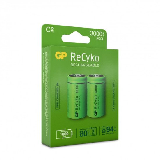 GP Batteries ReCyko Batterie rechargeable C Hybrides nickel-métal (NiMH)