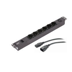 APC EPDU1010B-SCH unité de distribution d'énergie 7 sortie(s) CA 1U Noir