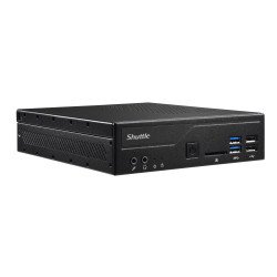 Shuttle XPС slim DH410 1,35L mini PC Noir Intel H410 LGA 1200 (Socket H5)