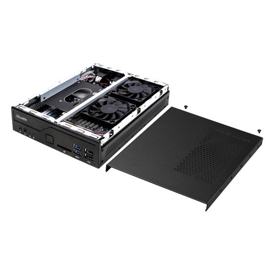 Shuttle XPС slim DH410 1,35L mini PC Noir Intel H410 LGA 1200 (Socket H5)