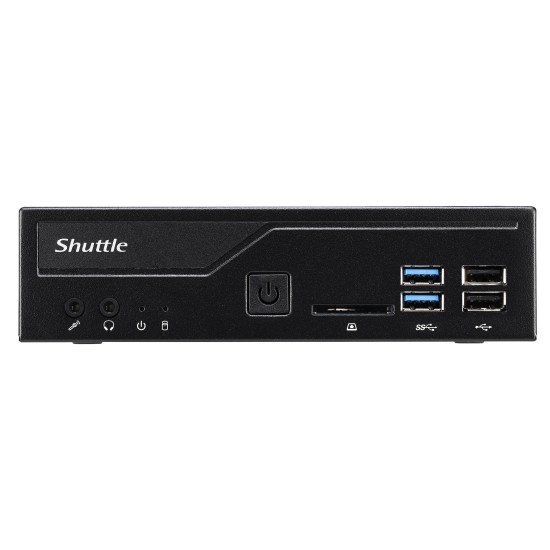 Shuttle XPС slim DH410 1,35L mini PC Noir Intel H410 LGA 1200 (Socket H5)