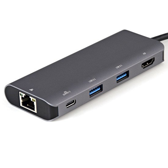 StarTech.com DKT31CHPDL station d'accueil Avec fil USB 3.2 Gen 2 (3.1 Gen 2) Type-C Noir, Gris