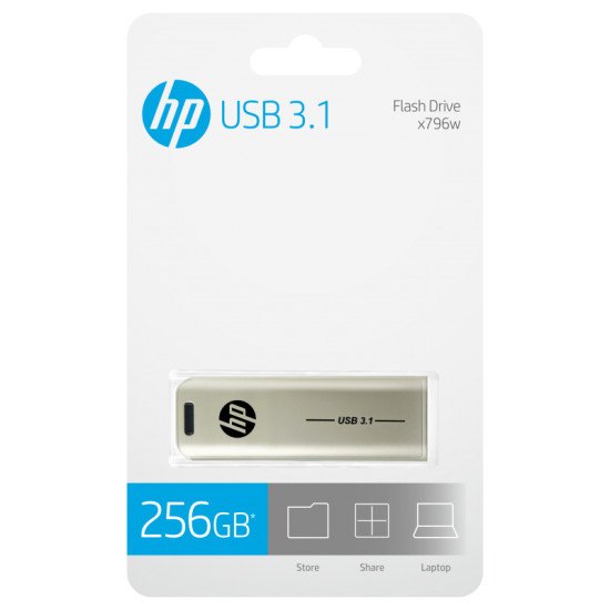 HP x796w lecteur USB flash 256 Go USB Type-A 3.2 Gen 1 (3.1 Gen 1) Argent HP x796w lecteur USB flash 256 Go USB Type-A 3.2 Gen 1 (3.1 Gen 1) Argent