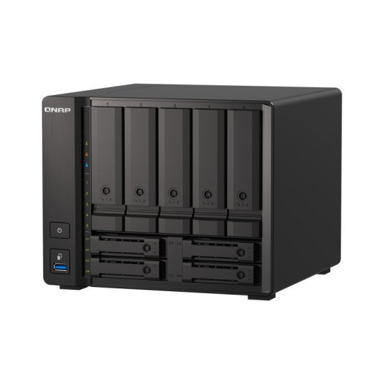 QNAP TS-H973AX-8G serveur de stockage V1500B Ethernet/LAN Tower Noir NAS