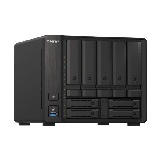 QNAP TS-H973AX-8G serveur de stockage V1500B Ethernet/LAN Tower Noir NAS