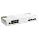 QNAP QSW-M2108-2C commutateur réseau Géré L2 2.5G Ethernet Gris