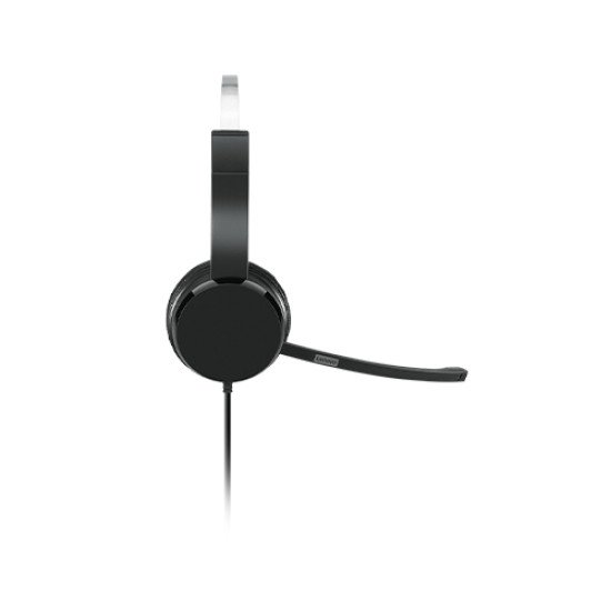 Lenovo 100 Mono Casque Avec fil Arceau Bureau/Centre d'appels USB Type-A Noir