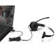 Lenovo 100 Mono Casque Avec fil Arceau Bureau/Centre d'appels USB Type-A Noir