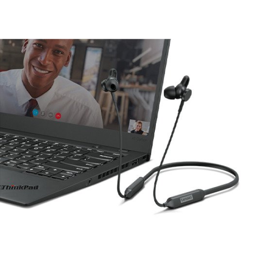 Lenovo 4XD1B65028 écouteur/casque Avec fil &sans fil Ecouteurs Appels/Musique Micro-USB Bluetooth Noir