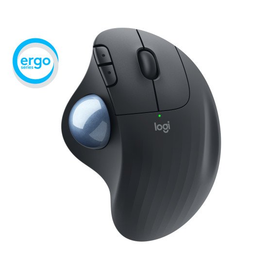 Logitech Ergo M575 souris Droitier RF Sans fil + Bluetooth Trackball 2000 DPI