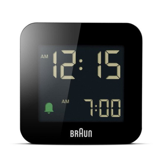 Braun BC08 Réveil numérique Noir