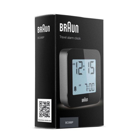 Braun BC08 Réveil numérique Noir