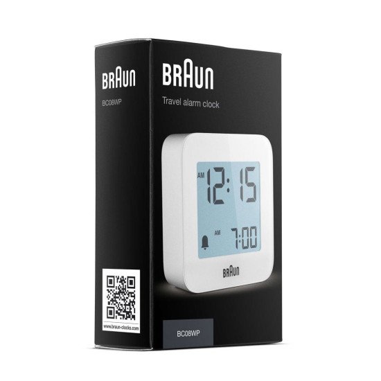 Braun BC08 Réveil numérique Blanc