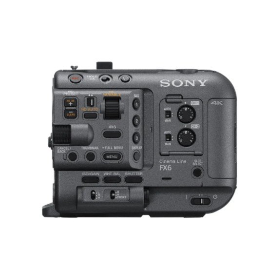 Sony FX6 Caméscope portatif 12,9 MP CMOS 4K Ultra HD Noir