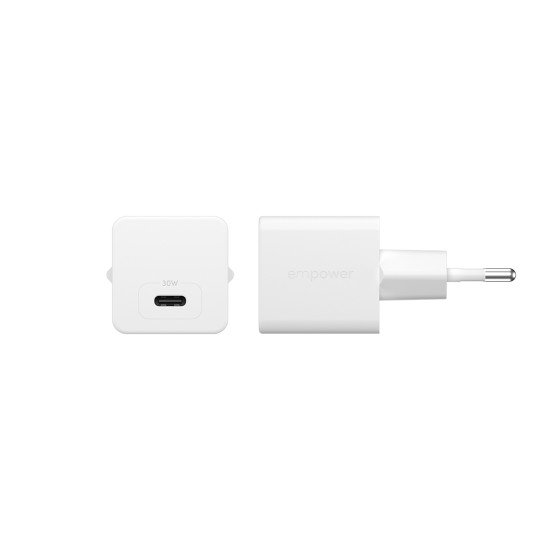 PanzerGlass empower by ® Turbo 30W Charger Single USB-C | EU Plug | Silver White Protection d'écran transparent Universel 1 pièce(s)
