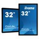 iiyama ProLite TF3239MSC-B1AG moniteur à écran tactile 80 cm (31.5") 1920 x 1080 pixels Plusieurs pressions Multi-utilisateur Noir